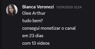 Bianca Veronezi - 23 dias monetizado